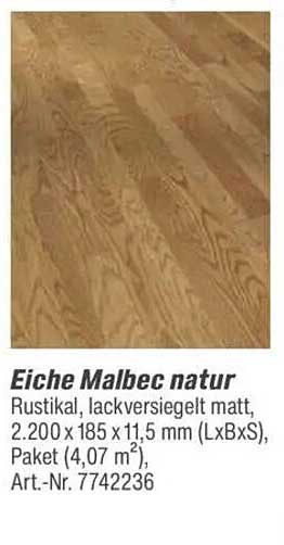 Eiche Malbec natur - Rustikaler Parkettboden