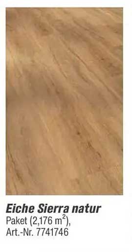 Eiche Sierra natur, Paket (2,176 m²), Art.-Nr. 7741746
