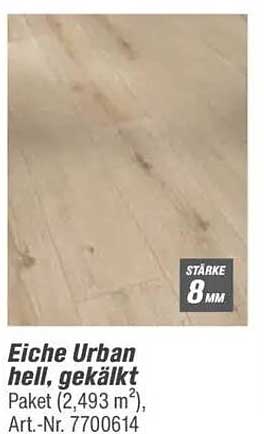 Eiche Urban hell, gekälkt, Paket (2,493 m²), Art.-Nr. 7700614