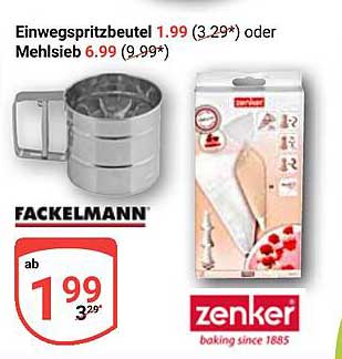 Einwegspritzbeutel FACKELMANN für 1,99 €