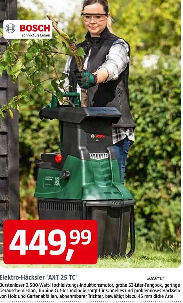 Elektro-Häcksler 'AXT 25 TC'