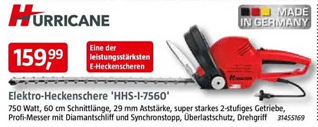 Elektro-Heckenschere 'HHS-I-7560'