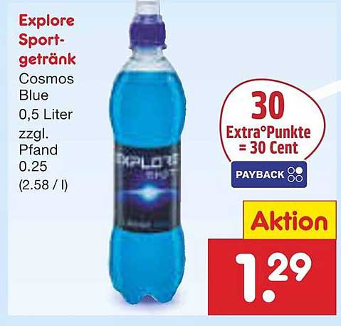 Explore Sport-Getränk Cosmos Blue 0,5 Liter
