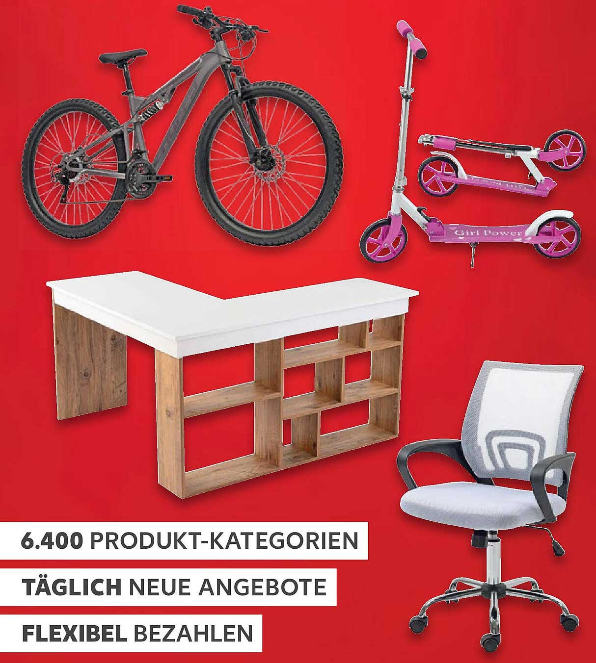 Fahrrad und Scooter für die ganze Familie
