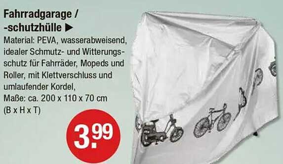 Fahrradgarage / -schutzhülle