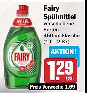 Fairy Spülmittel verschiedene Sorten 450 ml