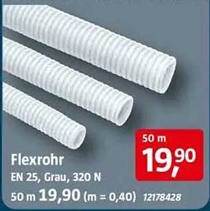 Flexrohr EN 25, Grau, 320 N