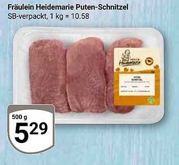 Fräulein Heidemarie Putenschnitzel 500 g