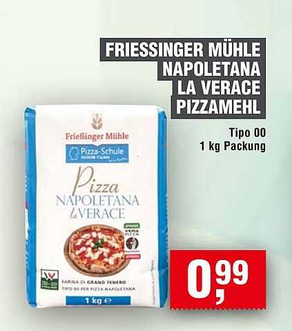 FRIESSINGER MÜHLE NAPOLETANA LA VERACE PIZZAMEHL 1 kg