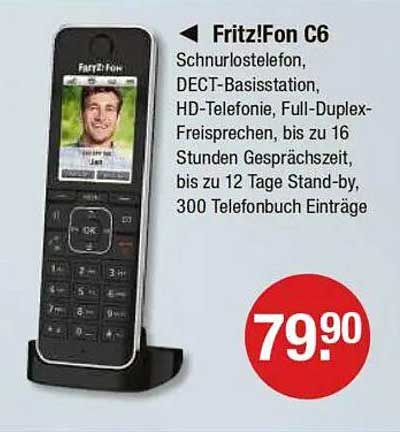 Fritz!Fon C6 Schnurlostelefon
