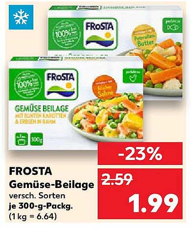 FROSTA Gemüse-Beilage verschiedenste Sorten je 300-g-Packung