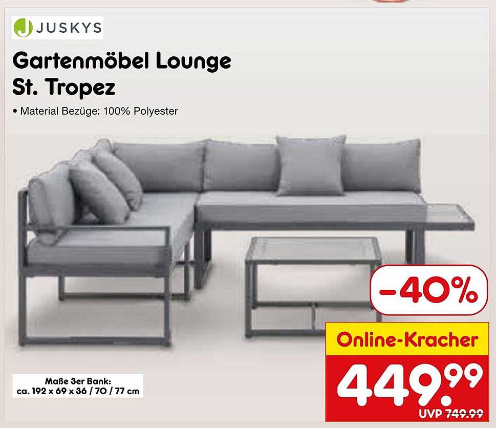 Gartenmöbel Lounge St. Tropez