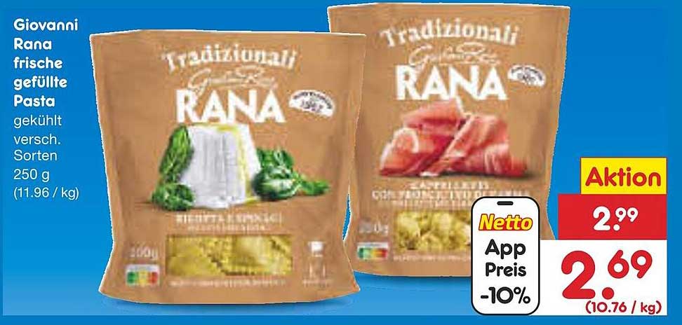 Giovanni Rana frische gefüllte Pasta 250 g