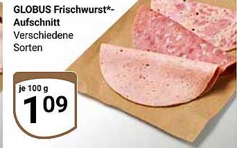 GLOBUS Frischwurst*-Aufschnitt Verschiedene Sorten