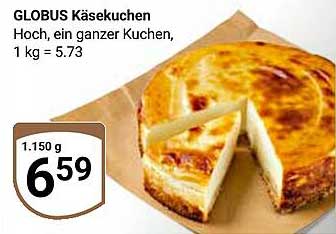 GLOBUS Käsekuchen - Ein Genuss für jeden Anlass