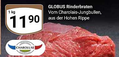 GLOBUS Rinderbraten vom Charolais-Jungbullen