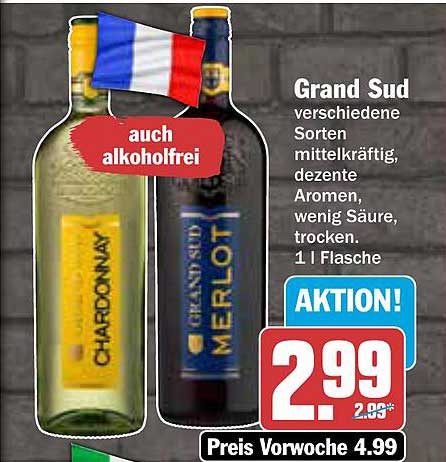 Grand Sud Wein - Aktion!