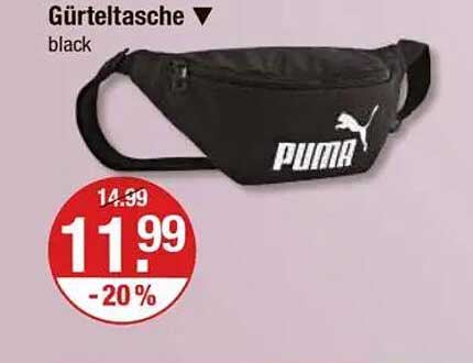 Gürteltasche von PUMA in Schwarz