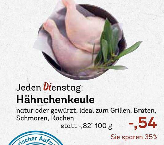 Hähnchenkeule - natur oder gewürzt, ideal zum Grillen, Braten, Schmoren, Kochen