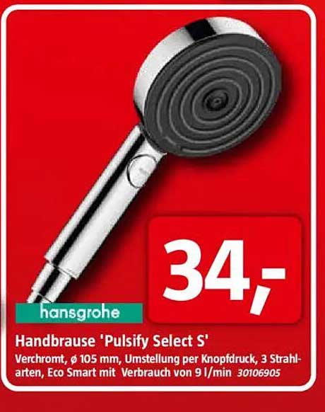 Handbrause 'Pulsify Select S'
