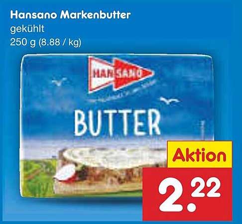 Hansano Markenbutter 250 g