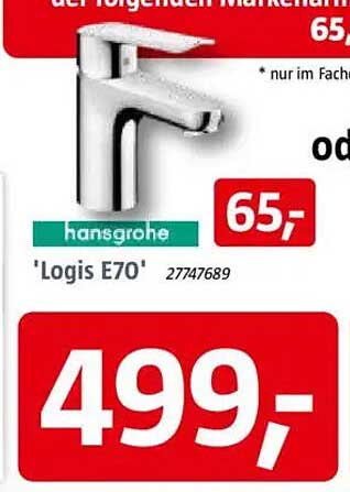 Hansgrohe 'Logis E70' Armatur