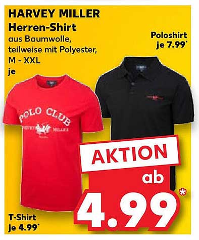 HARVEY MILLER Herren-Shirt