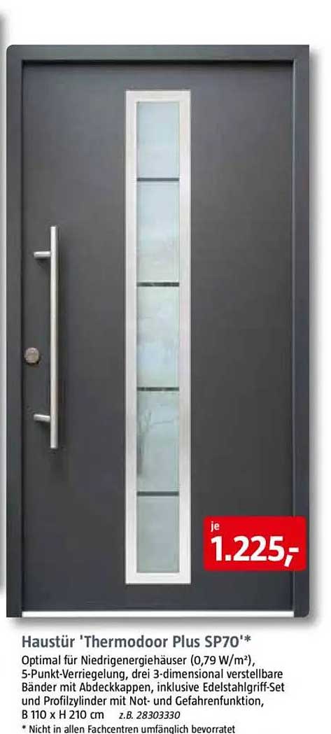 Haustür 'Thermodoor Plus SP70'*