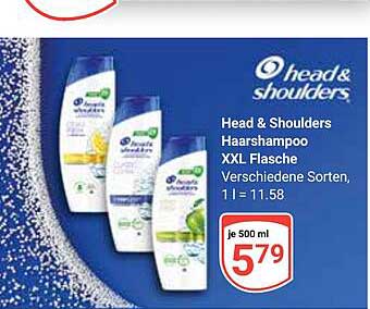 Head & Shoulders Haarshampoo XXL Flasche - Verschiedene Sorten