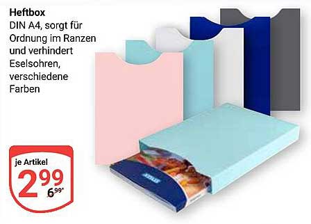 Heftbox DIN A4 – Ordnung im Ranzen