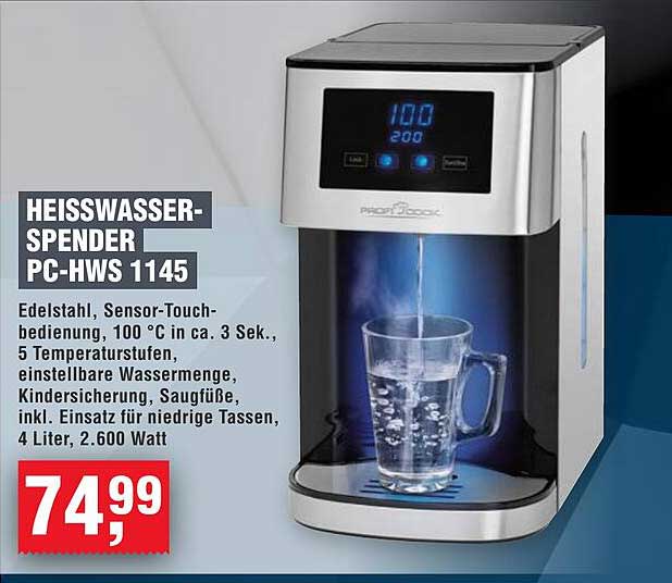 HEISSWASSER-SPENDER PC-HWS 1145