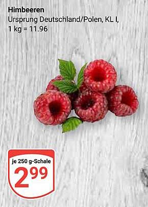 Himbeeren - fruchtige Leckerei aus Deutschland/Polen