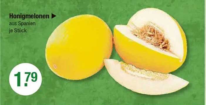 Honigmelonen aus Spanien je Stück