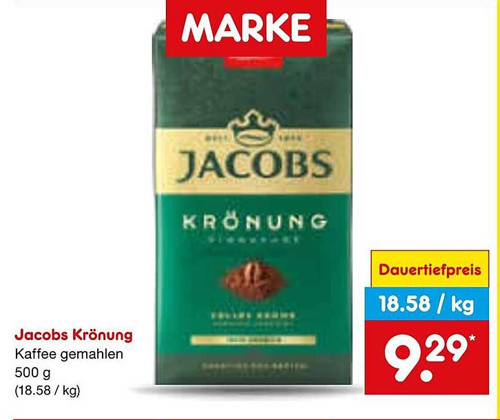 Jacobs Krönung Kaffee gemahlen 500 g