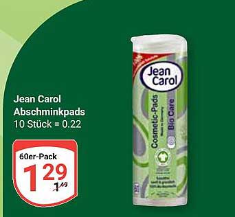 Jean Carol Abschminkpads 60er-Pack