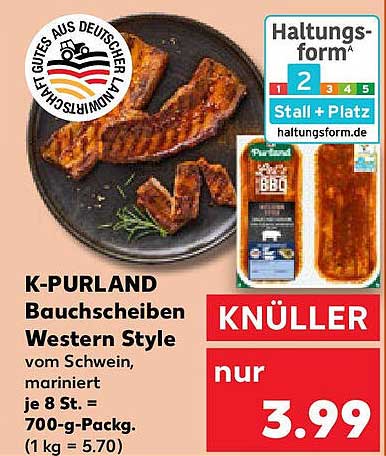 K-PURLAND Bauchscheiben Western Style