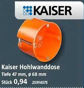 Kaiser Hohlwanddose - Stück 0,94