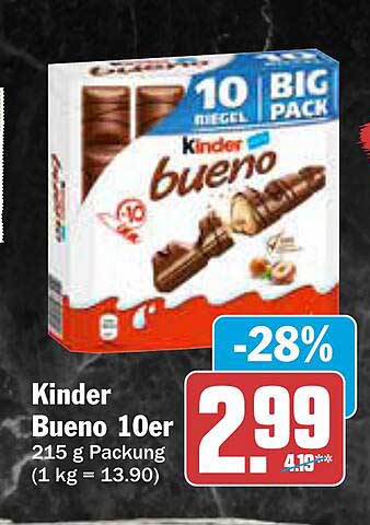 Kinder Bueno 10er Packung
