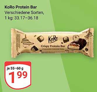KoRo Protein Bar - Verschiedene Sorten