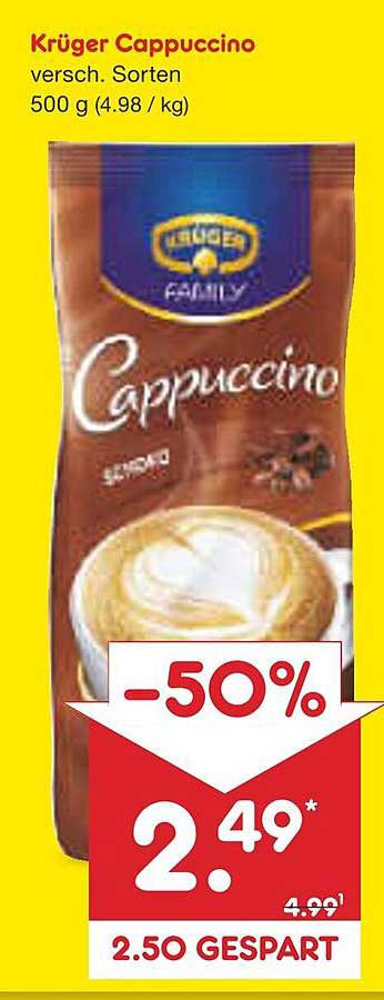Krüger Cappuccino 500 g - verschiedene Sorten