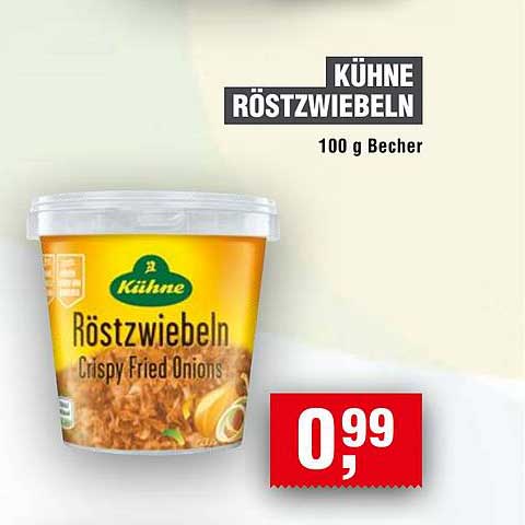 KÜHNE RÖSTZWIEBELN 100 g Becher