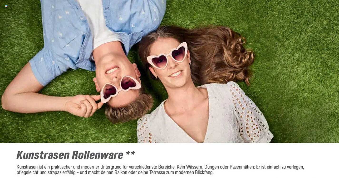 Kunstrasen Rollenware
