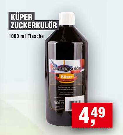 KÜPER ZUCKERKULÖR 1000 ml Flasche