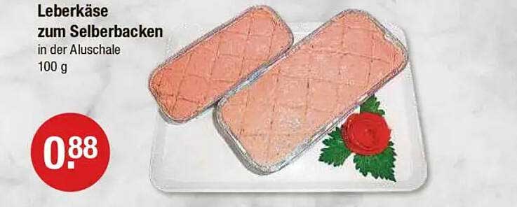 Leberkäse zum Selberbacken in der Aluschale 100 g