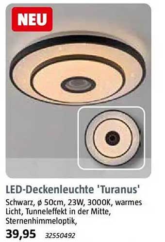 LED-Deckenleuchte 'Turanus'