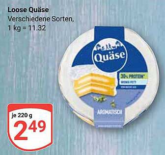 Loose Quäse - Verschiedene Sorten, 1 kg = 11.32