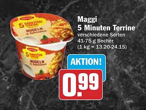 Maggi 5 Minuten Terrine verschiedene Sorten