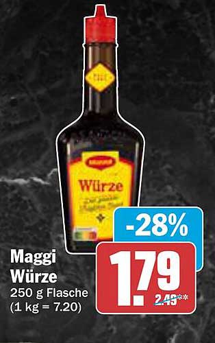 Maggi Würze 250 g Flasche