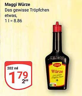 Maggi Würze - Das gewisse Tröpfchen