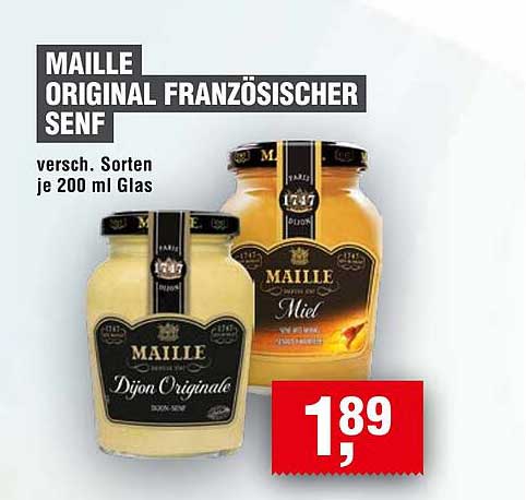 MAILLE ORIGINAL FRANZÖSISCHER SENF